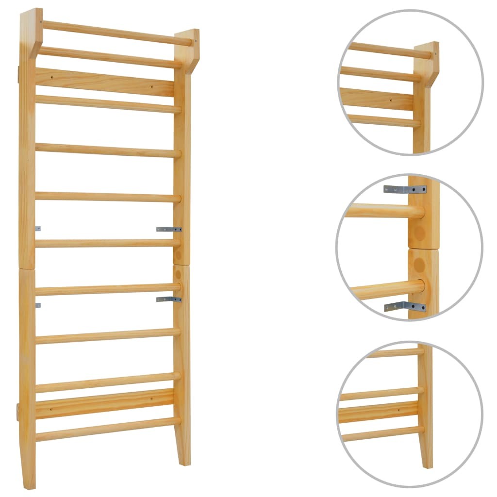 Wall Bar 80x15.8x195 cm Wood